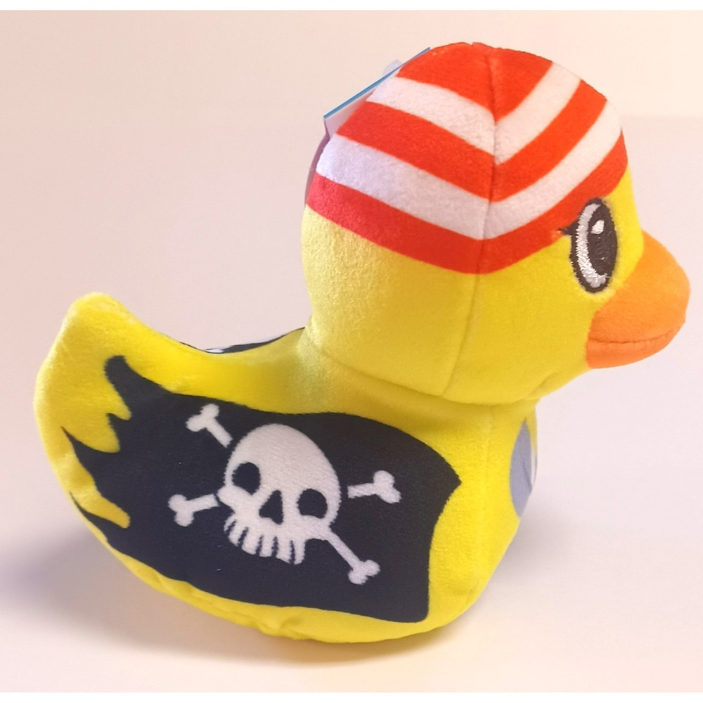NOB Pop Soft Quack Sparrow Pirate Rubber Mini Duck Bean Filled Mystery‎ Plush